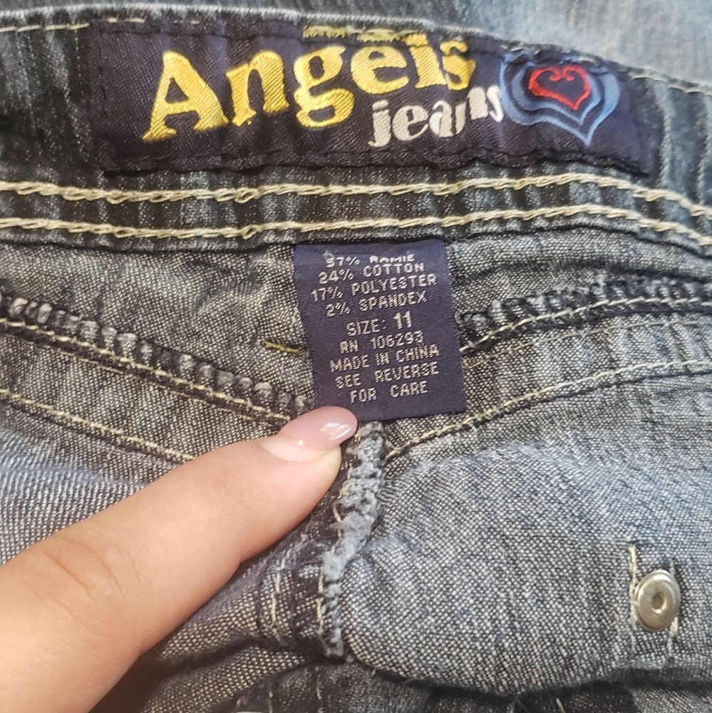 Blue Jean Stretchy Capris